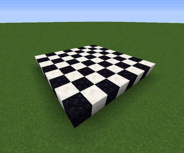 Chess Board in Minecraft