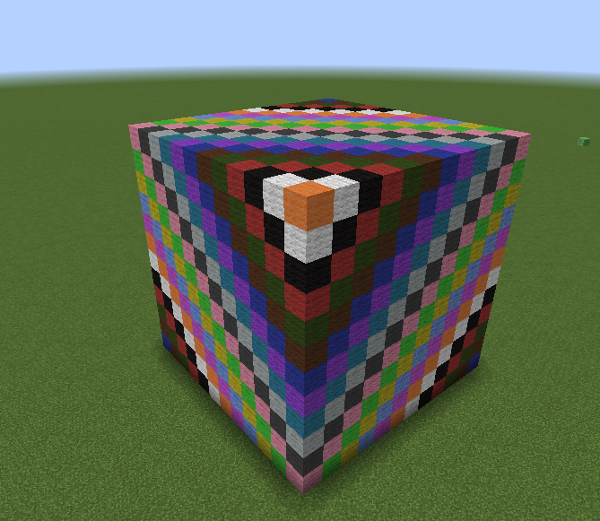 Colored cube