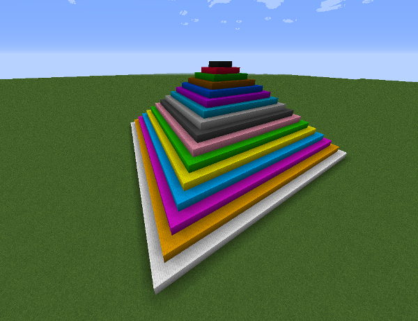 16 step pyramid of wool